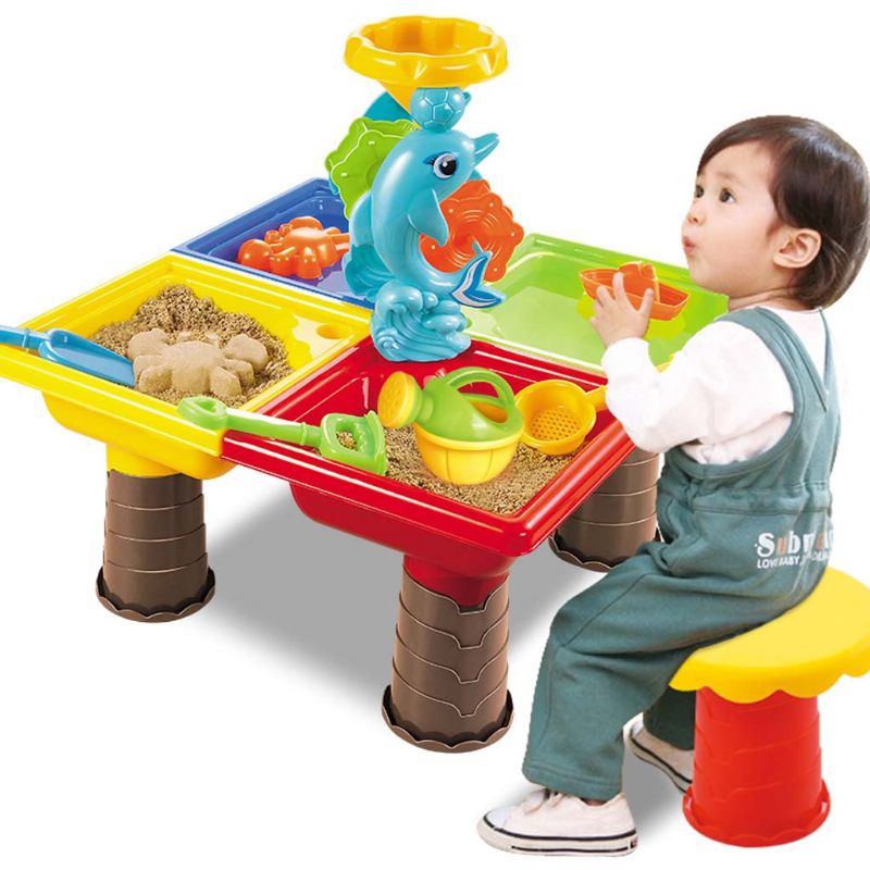 Kinderen Zand En Water Spelen Tafel Tuin Zandbak Play Set Outdoor Zee Strand Speelgoed