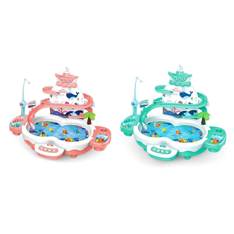 Bambini ragazzo ragazza pesca giocattolo Set vestito gioco magnetico acqua bambino giocattoli estivi gioco multimediale interazione genitore-figlio