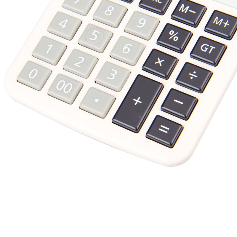 Deli 1276 calculator display 12 large-screen computer office student 1276a Desktop Business