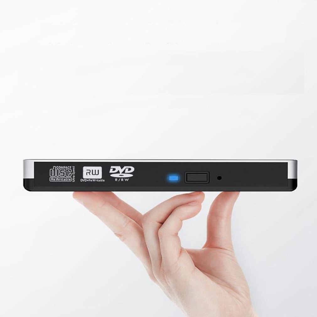 USB3.0 Lecteur DVD Lecteur Gratuit ROM Lecteur Externe Combo CD Lecteur Graveur DVD-RW Pour PC Mac Ordinateur Portable