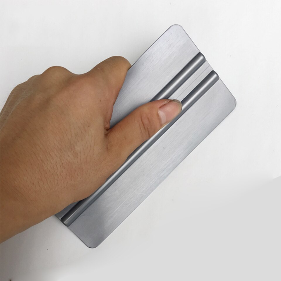 Vinyl Graphic Applicator Large Grey Card Squeegee For Vehicle Wrap Window Tint Sticker Decal, Shop Sign, Wall Art MO-240