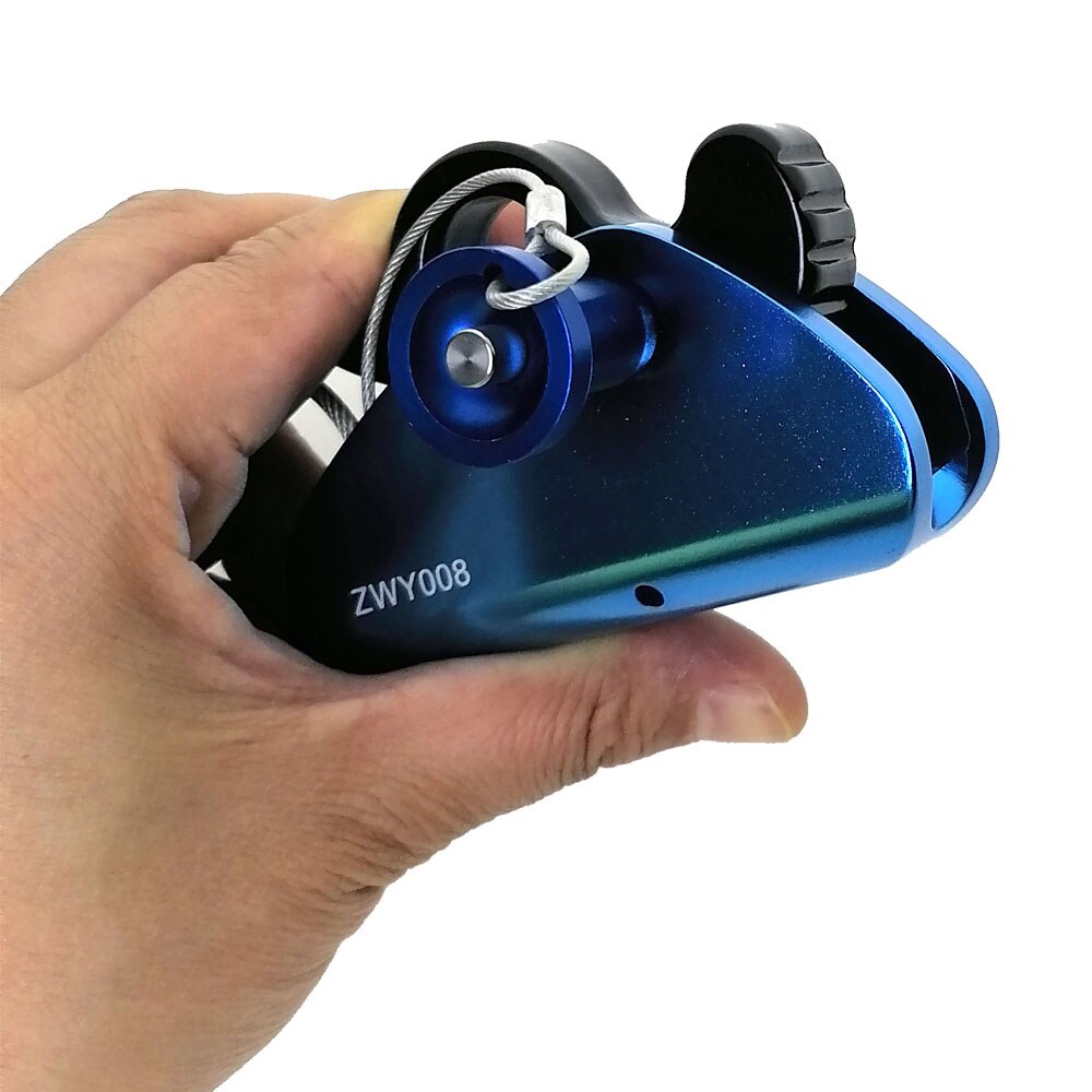 11-13mm Rope Clamp Grab Self-braking Stop Climbing Carabiner Rope Clamp Grab Rescue Rappel Climb Accessories Climbing Descender