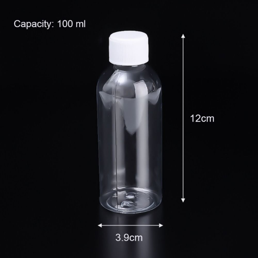 10/20/30/50/80/100ml leere Plastik verschluss flaschen wieder verwendbare Kosmetik behälter Proben flasche Shampoo Flüssig pulver Verpackungs flasche: Pflaume