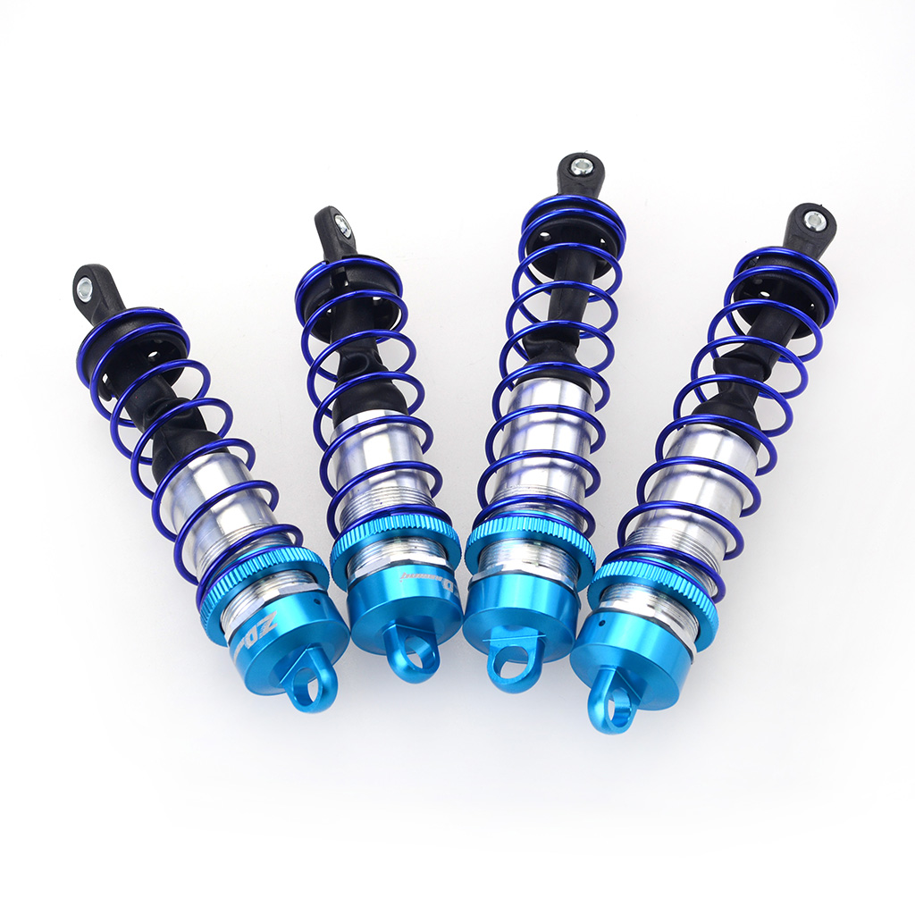 ZD Racing 4PCS Metal Shock Absorber 120mm Front&amp;143mm Rear Damper Suspension for 1/8 RC Car HSP DHK HPI Traxxas JLB Wltoys Drift