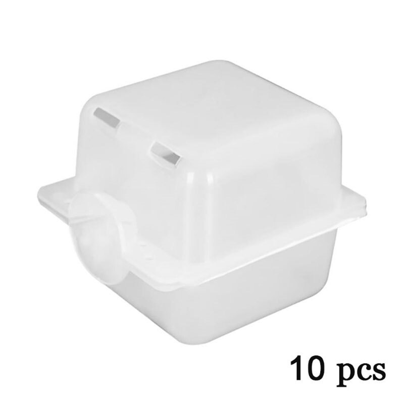 Boîte de greffe de balle de propagation à haute pression d'équipement d'enracinement de plante réutilisable: white-10pcs