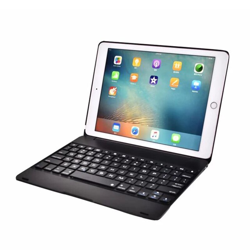 Etui na klawiaturę do Apple iPad 9.7 2017 2018 do Pro 9.7 bezprzewodowa obudowa klawiatury Bluetooth do ipada Air 1 2 Stand Shell