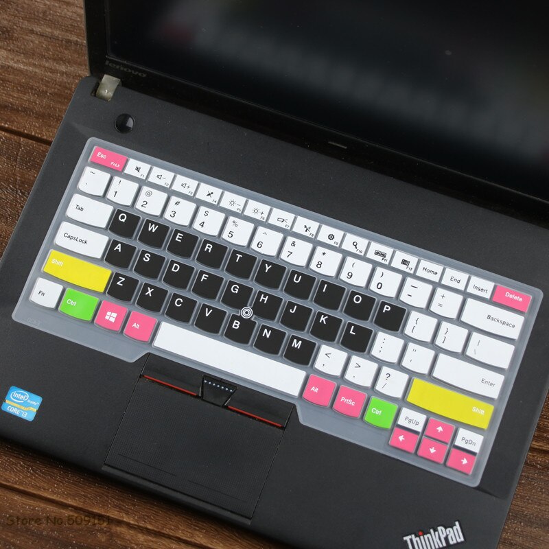 silikon tastatur abdeckung haut schutz für Lenovo thinkpad S440 E455 E450 E455 E460 E465 T450 T450S X1 Yoga: Candyblack