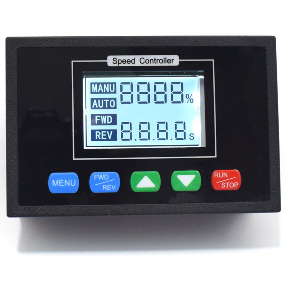 DC 10-55V 60A Motor Speed Controller Module Digital Display 0~100% Adjustable Speed Regulator Control Governor Timing Controller