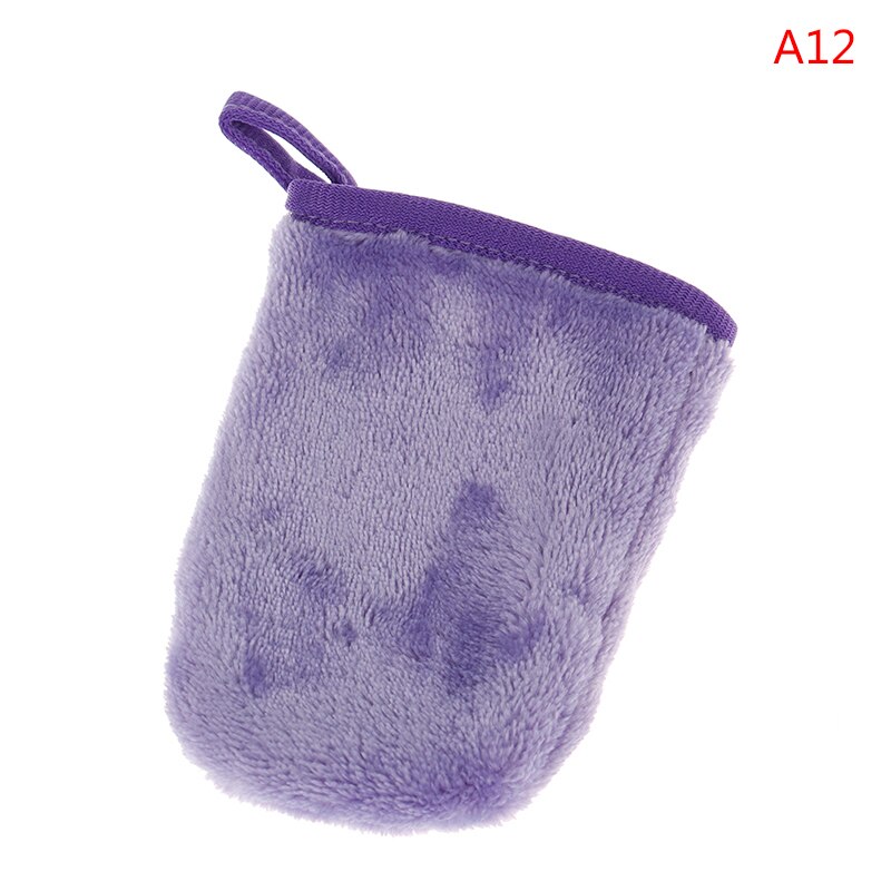 Tampon de nettoyage en profondeur du visage, réutilisable, en microfibre douce, pour démaquiller le visage: A12