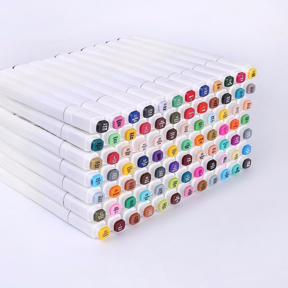 TouchFive Alcohol marker 168 color alcohol-based ink sketch 80 color markers for artist drawing comics animation art supplies