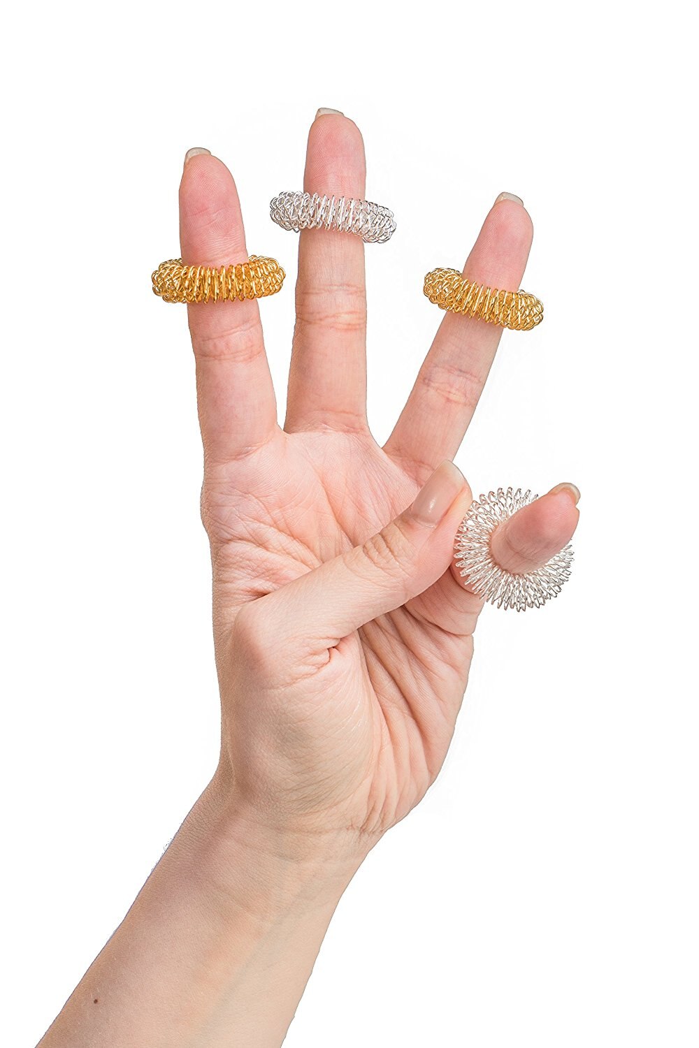 10 stk / parti spiky sensoriske fingerringe antistress toyfidget ring til børn voksen skole klasseværelse kontor autisme stille fidgit legetøj