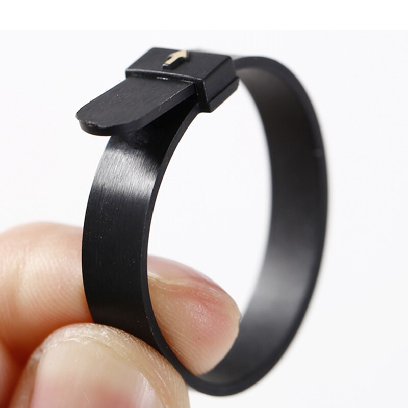 finger størrelse svart ringe måle linjal måle finger standard ringe sirkel oss / Europa / uk teip linjal smykker tilbehør
