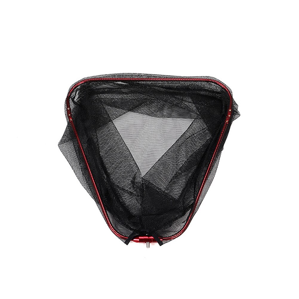 Foldable Triangle Fishing Net with Telescopic Rod Handle Raft Fishing Gear Deepened Net Bag Portable Heavy Small Mesh Drift Net: 45x60cm