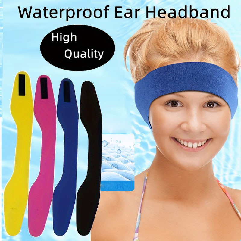 1PC cache-oreilles pour enfants et adultes bandeau de natation matériel de plongée bain Splash bandeau de natation cache-oreilles de natation bandeau d'oreille