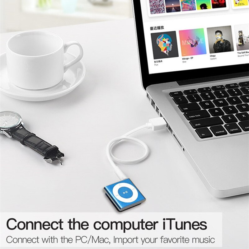 Velegnet til ipod shuffle datakabel usb  mp3 opladning 3, 4, 5, 6 7th generations opladerledning