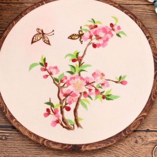 Wall Decoration Handmade Cloth Arts Crafts Cloth Threads Tools Embroidery Kit Cross Stitch DIY Starter Suits: F