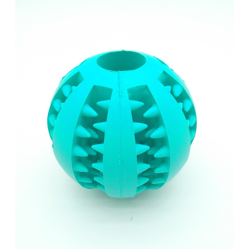 honden speelgoed hond Niet Giftig Hond Speelgoed Rubber Hond Ballen Grote Honden Tand Chew Reinigen Speelgoed Voor Hond Interactieve Speelgoed Puppy Honden Speelgoed voor Kleine Honden: Blue-5CM