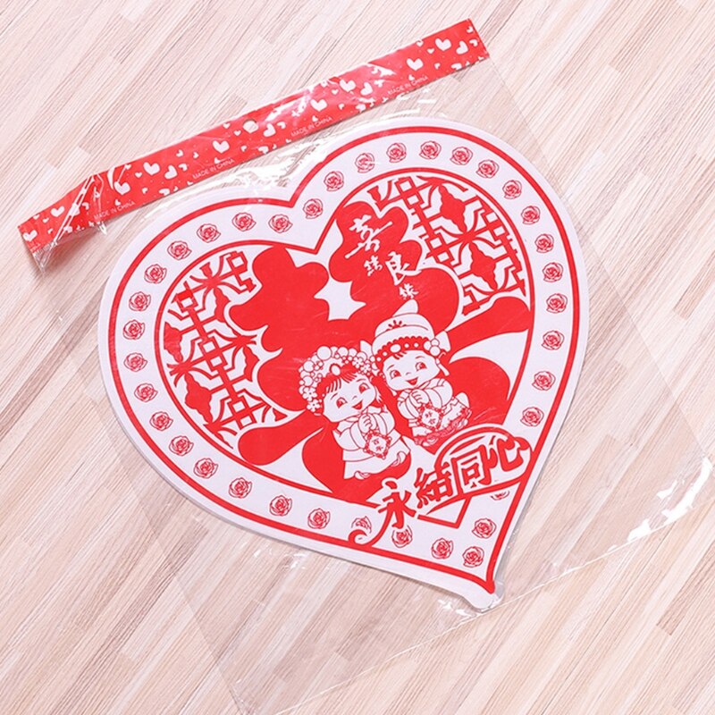 Chinese Wedding Hi Word Window Static Sticker Fami... – Vicedeal