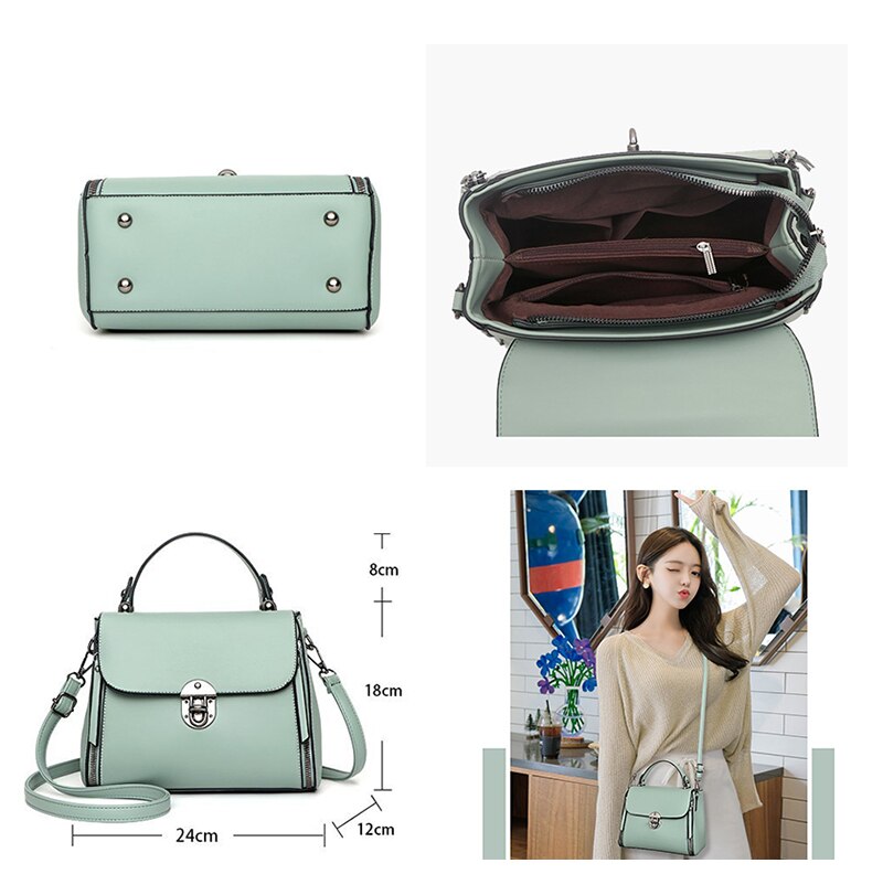 Luxe Dames Schoudertassen Leuke Type Pu Meisjes Diagonaal Tas Casual Mode Kleine Vierkante tassen