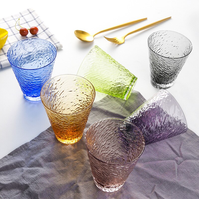 Glas vinglas italienska handgjorda flerfärgad juicekopp värmebeständig spiral vinglas drinkware bicchieri vetro