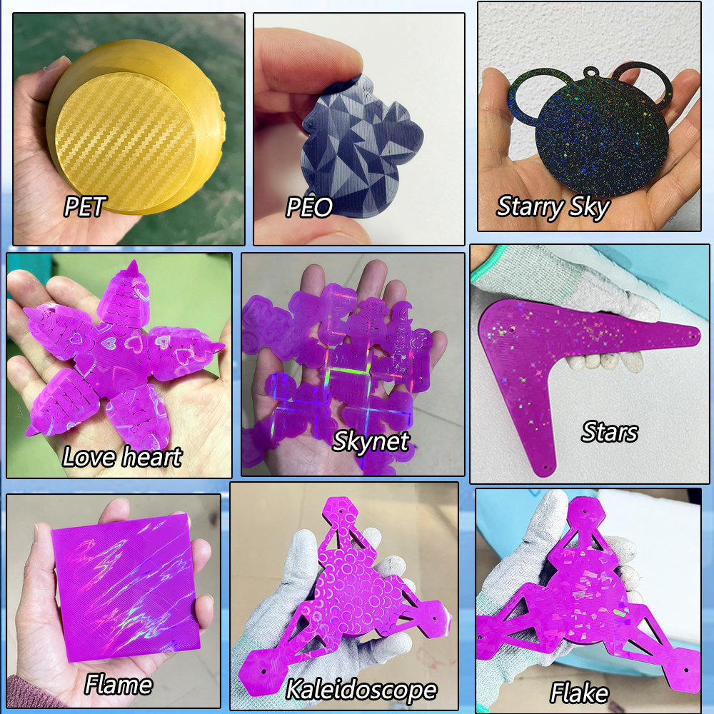 Build Plate for Bambu Lab X1 P1P A1 PEI Sheet PEO pey Smooth X1C PET Carbon Sheet PEI for Bamboo lab x1c Bambulabs P1s a1 Plate
