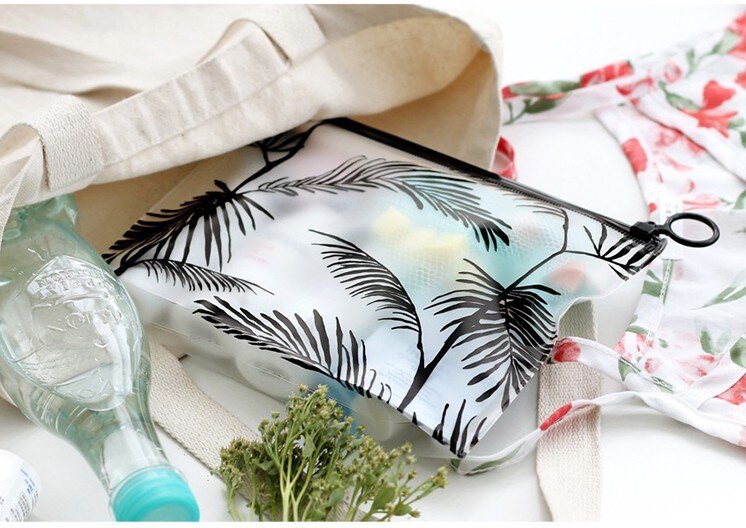 Make-Up Ziplock Opbergtas Etui Pvc Waterdicht Tandenborstel Tandpasta Toilettas Wassen Pouch Cosmetic Bag Travel Organizer
