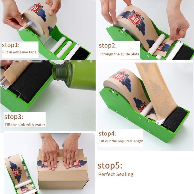 Desktop Tape Dispenser Water Activated Tape Dispenser Tape Dispenser for Office