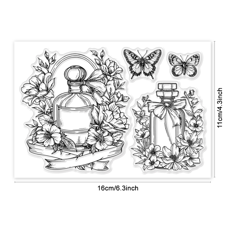 1 hoja de sellos transparentes con texto de bendición de hojas de Ginkgo para hacer tarjetas, sellos transparentes de hojas de otoño, sellos transparentes para bricolaje: Beige