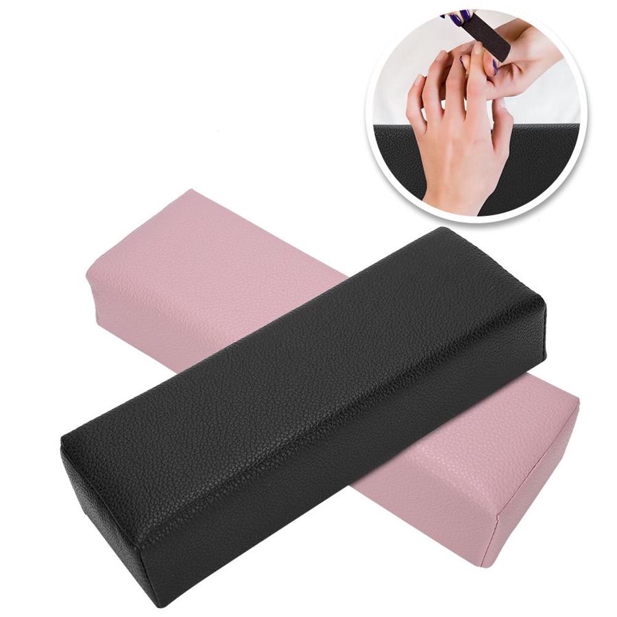 Nail Art doux repose-mains main coussin éponge oreiller lavable manucure Table Salon Nail Art outil Long Nail Art noir rose