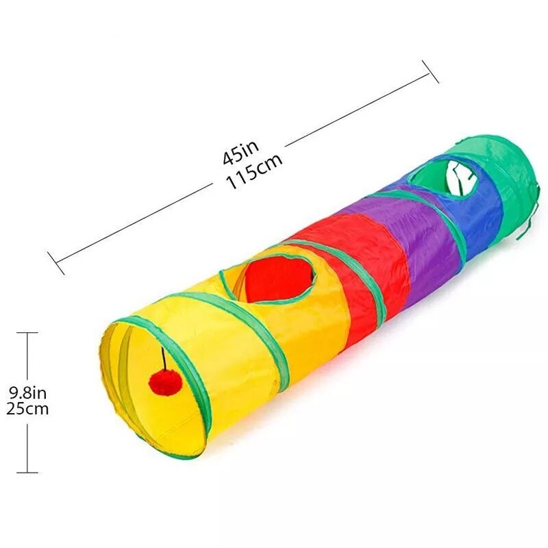 Tubo De Huisdier Para Túnel De Gato Práctico, Juguete Plegable Para Jugar En Interiores, Cachorro Gatito, juguetes Para Puzle, Ejerci