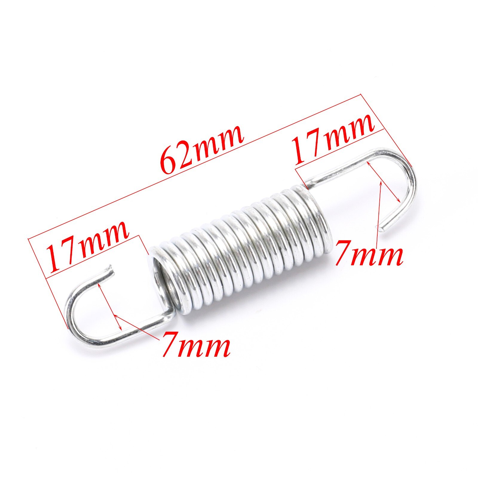 Resorte de retorno de freno de tambor trasero de motocicleta, Kit de resorte de retorno de palanca de Pedal de freno, Dirt Pit Bike, resortes de Pedal de pie de freno