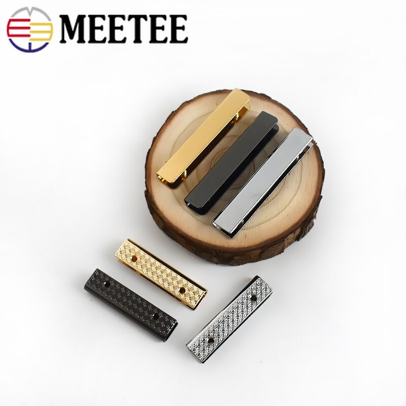 20 pz 15/20/25/32mm tessitura di metallo coda Clip borsa angolo viti bordi protezione fibbia ciondolo fai da te vite gancio accessori di chiusura