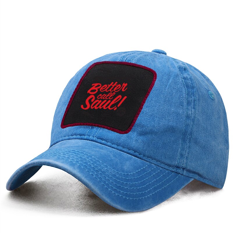 Meglio Chiamare Saul Berretto Da Baseball Donna Berretti Coda di Cavallo Caps Papà Trucker Snapback Cappello Solido Boinas Gorras Casquette Sole Cappelli Ombra: Blue 6