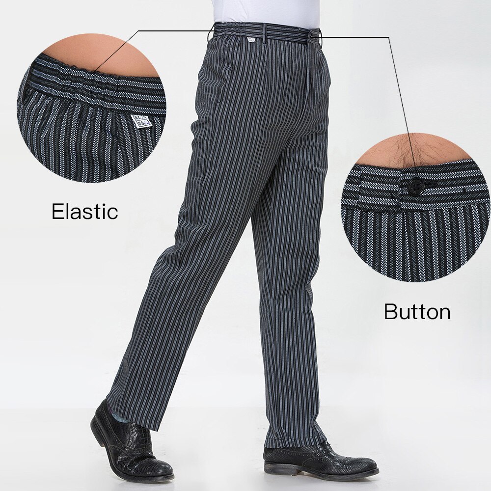 hotel cook waiter pants Cookchef work clothes restaurant Elastic trousers work clothes men zebra pants uniform
