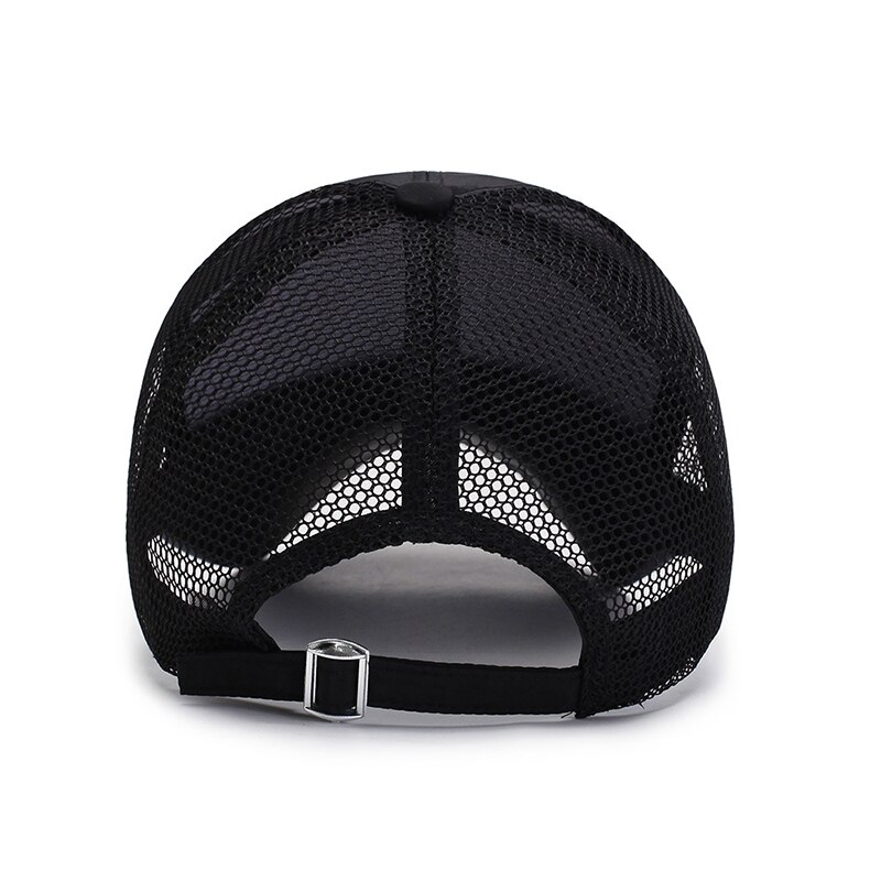 Men Women Golf Sunshade Breathable Baseball Mesh Hat Sport Quick-drying Sunscreen Cap Hip-Hop Adjustable Canvas Fishing Hat P14