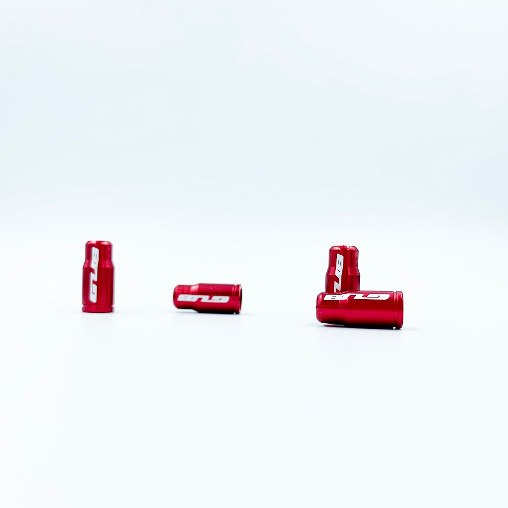 2Pc Aluminium Fiets Tire Valve Cap Ultralight Weg Mountainbike Band Cap Schrader/Presta Ventiel Protector Mtb accessoires: P-RED