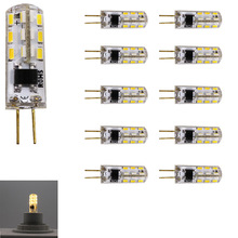 10x G4 led lamp 220 v 24 SMD3014 2 W Led Lamp 360 Graden Stralingshoek silicon LED Voor kroonluchter lamparas Licht