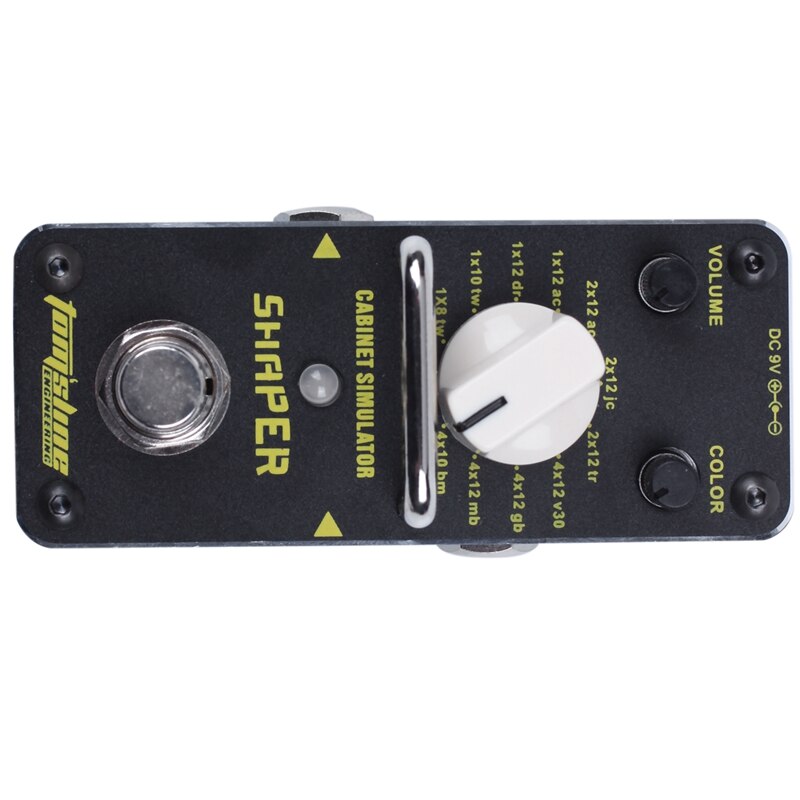-aroma asr -3 shaper cabinet simulator mini single elektrische gitaar effectpedaal