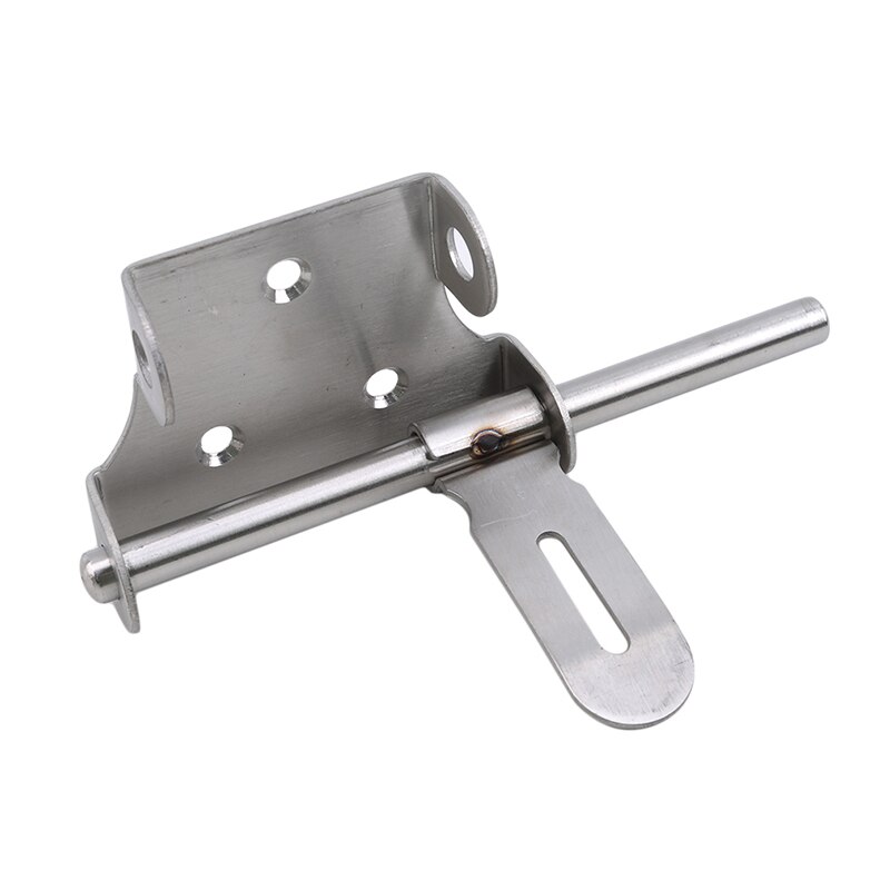 Window Latch Door Bolts Long Silver Stainless Steel Door Latch Sliding Lock Barrel Bolt Latch Hasp Staple Gate Safety Lock