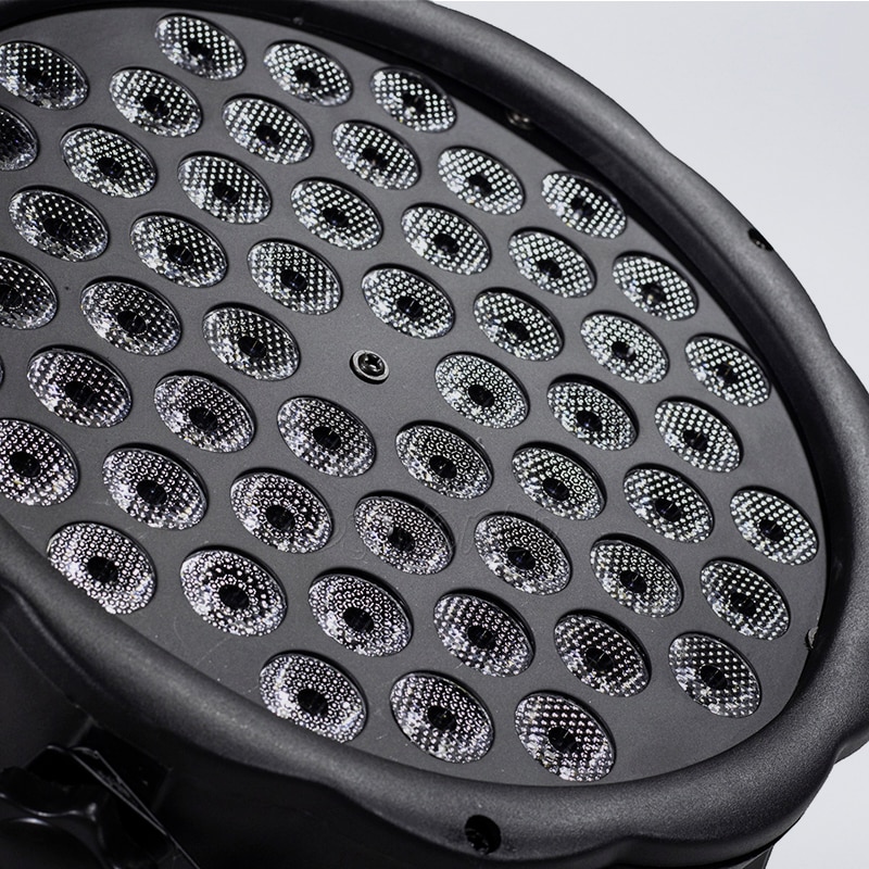 LED Flat Par 54x3W RGBW Lighting Strobe DMX DJ Wash Disco Stage Lights DMX Controller Effect