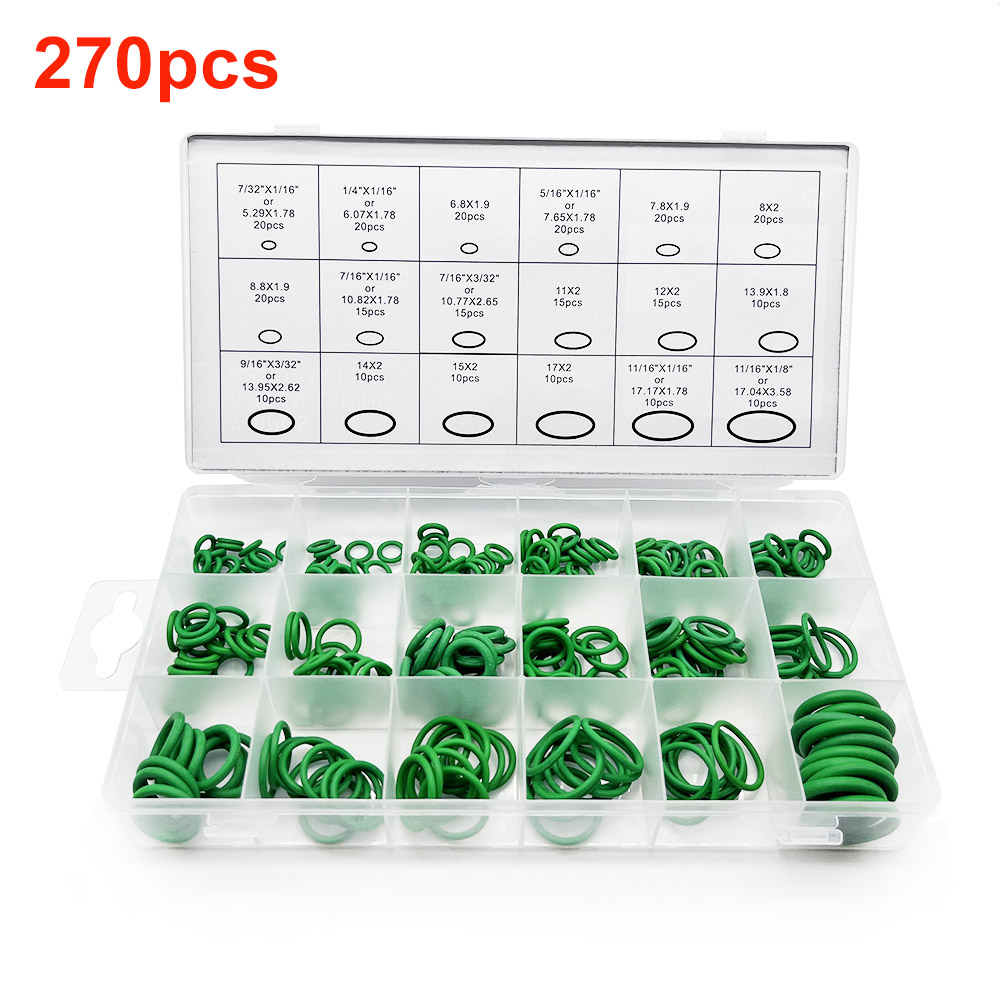 O-Ring Assortiment Kit Set Nitrilrubber Hogedruk O-ringen NBR Afdichtingsset voor Loodgieterswerk Automotive en Kraanreparatie O-ringen: YELLOW