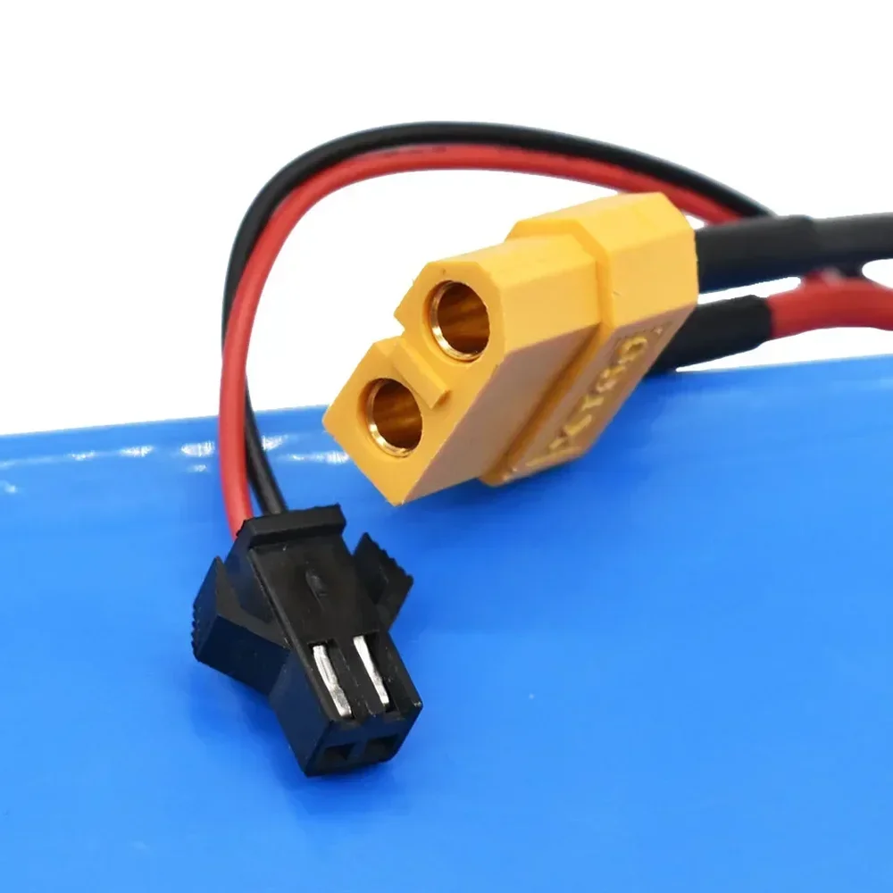 36V 100Ah 10S2P 18650 Lithium Battery Pack 550W 38000mAh 42V Cooter Vehicle Ultra Thin Portable Battery with BMS