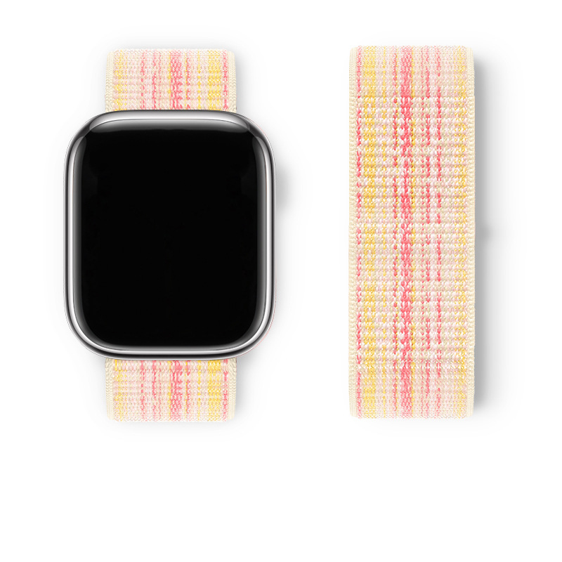 Correa de nailon para Apple Watch Band Ultra 9 8 7 SE 6 5 3 38MM 42MM 40MM 44MM accesorio para reloj inteligente pulsera iWatch serie 45MM 41MM
