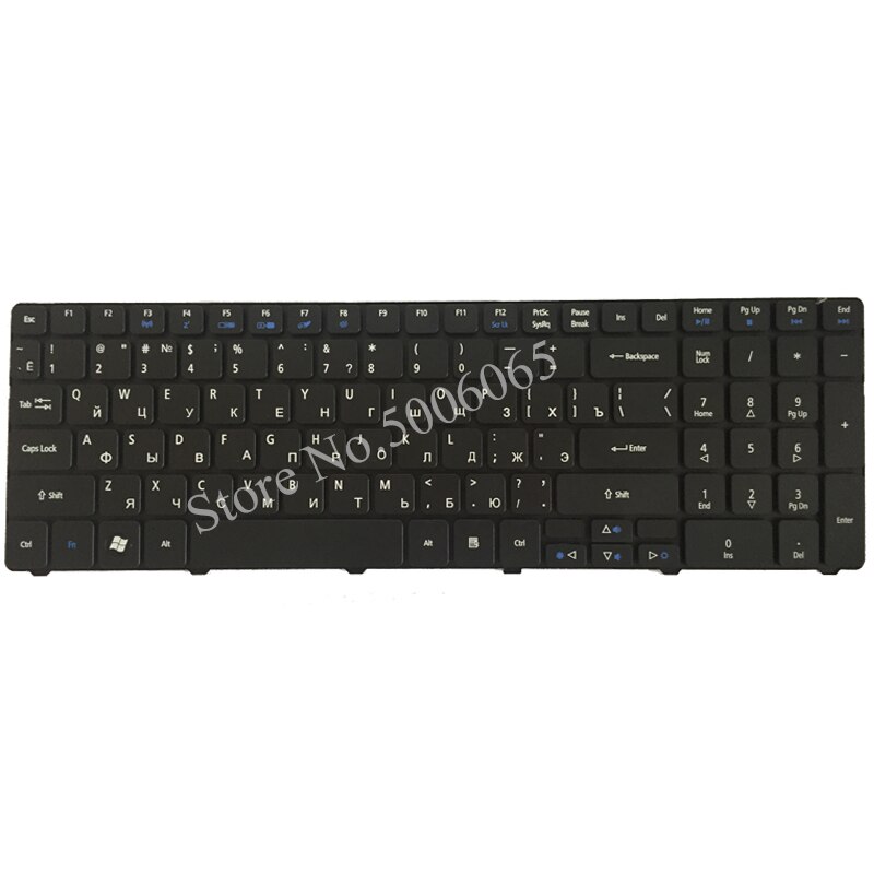 teclado para ordenador portátil RU para Acer Aspire 5750 5750G 5253 5333 5340 5349 5360 5733 5733Z 5750Z 5750ZG 5253G, teclado negro ruso