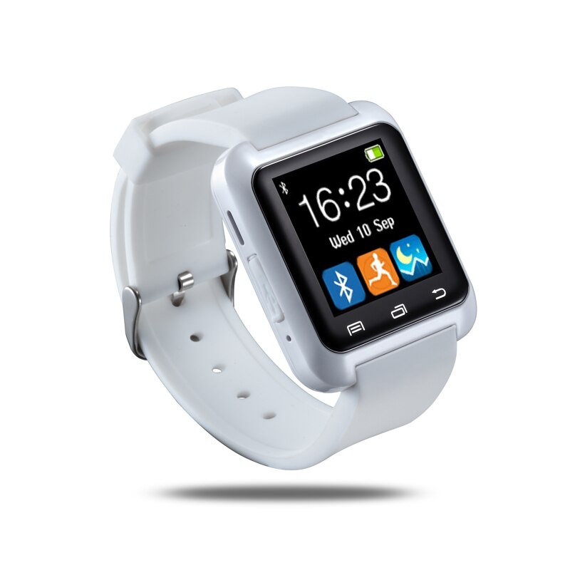 Sport bluetooth  u8 smartwatch met tweerichtings handsfree talkback stappenteller wekker fitnesstracker armband voor mannen vrouwen