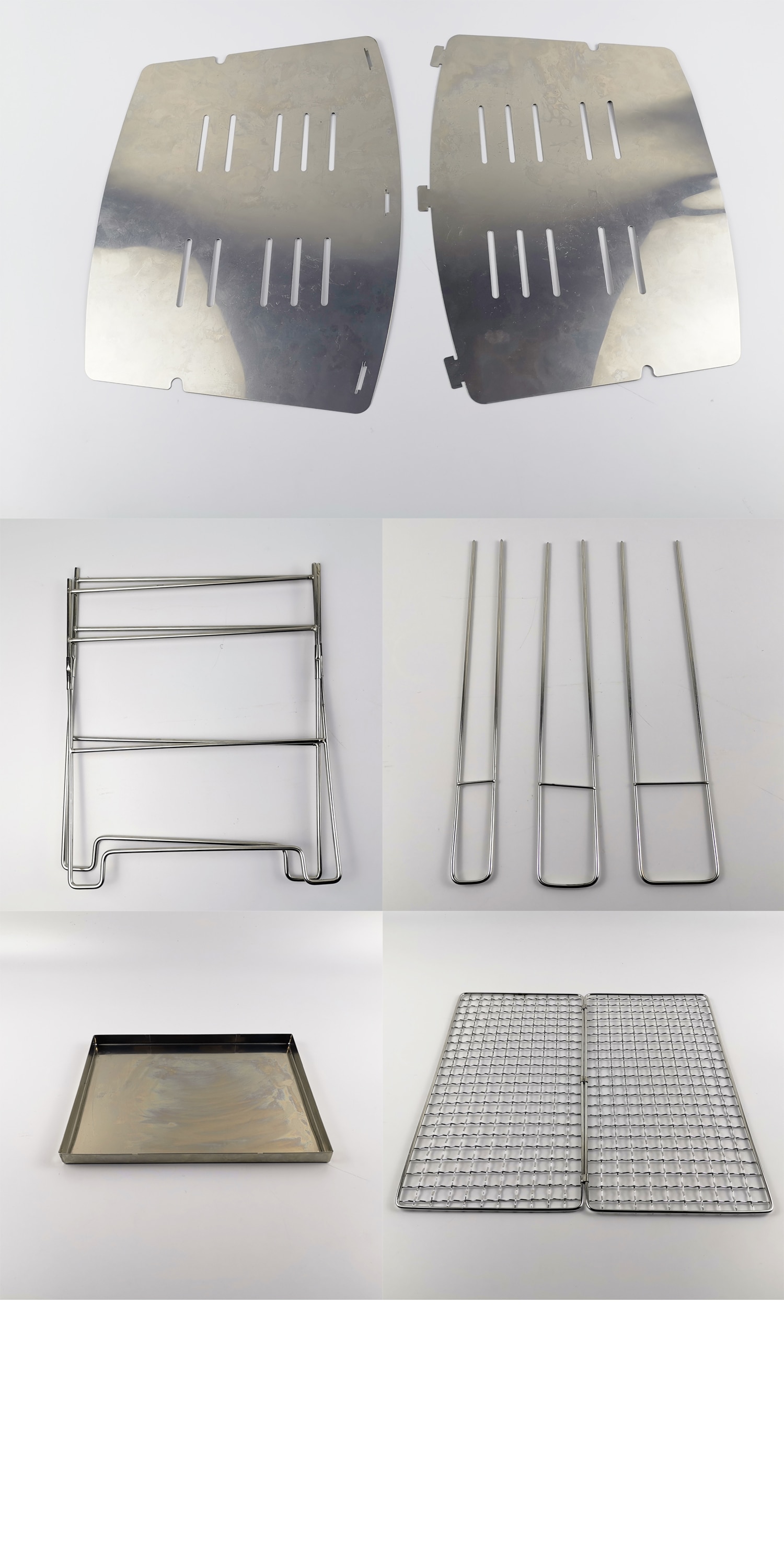 Wood Stove Camping Portable Wood Stove Folding Stainless Steel Stove for Outdoor Cooking BBQ Backpacking Picnic