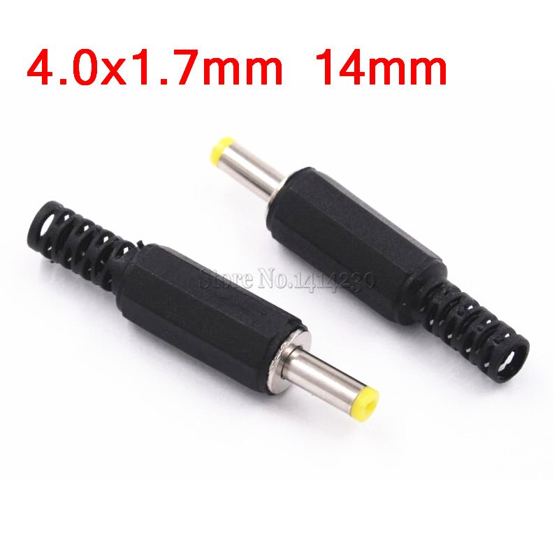 10Pcs DC Plug Male Electrical Socket Outlet DC Outlet 4.0X1.7MM 4.0*1.7