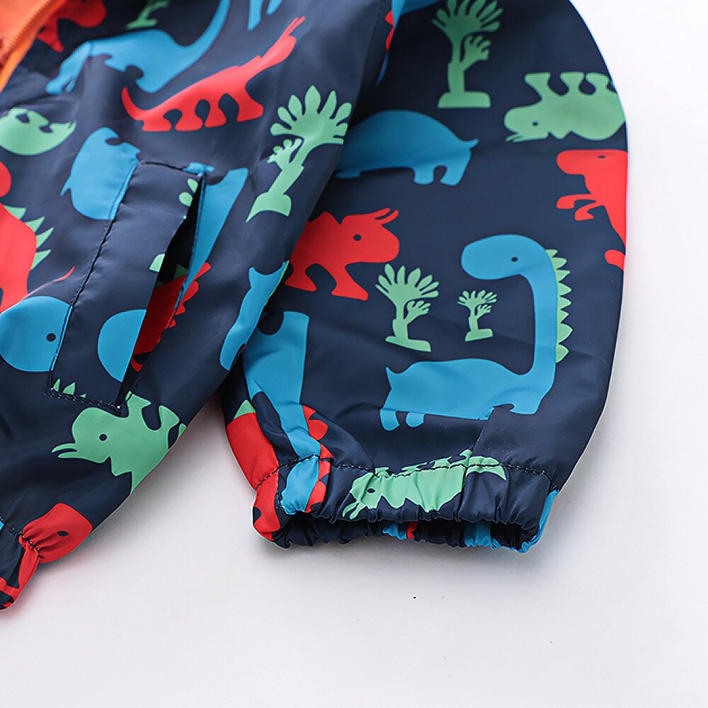 Dinosaurus Jongens Outdoor Jas Dunne Herfst Lente Peuter Jas Wind-Proof Kinderen Outfit Kids Kleding