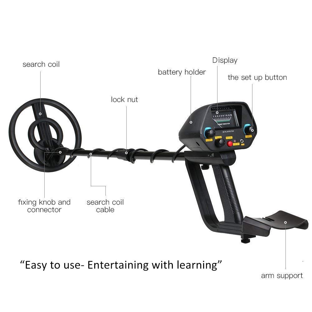 MD-4080 Gold Detector Underground Metal Detector MD4080 Pinpointing Treasure Hunter Seeker Waterproof Search Coil