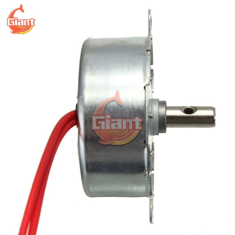 Pro TYC-50 AC 12V AC 220-240V 50/60Hz estable Motor síncrono 5/6RPM robusto par 4W CW/CCW para plataforma giratoria para microondas Fan